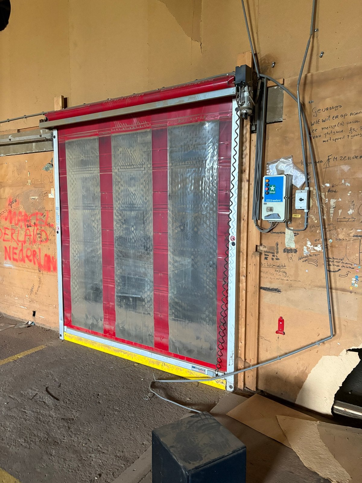 Crawford E500 Garagedeur - Snelroldeur uit 2006, 100 tot 120 cm, Kunststof, Gebruikt, Verzenden