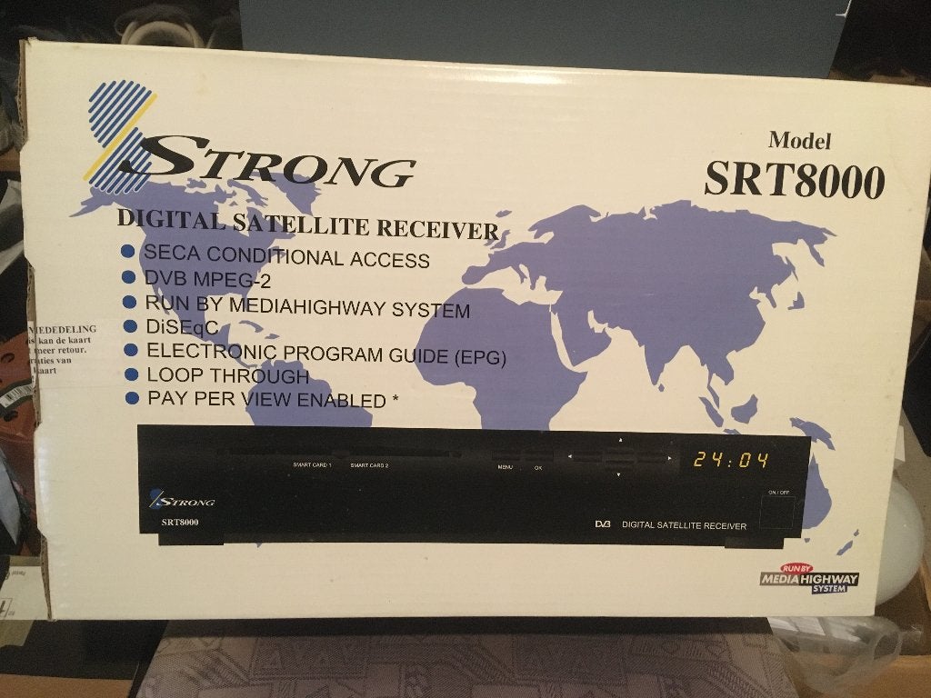 Satellietontvanger met Canal Digital kaart, Ophalen, Gebruikt, (Schotel)antenne, Overige merken