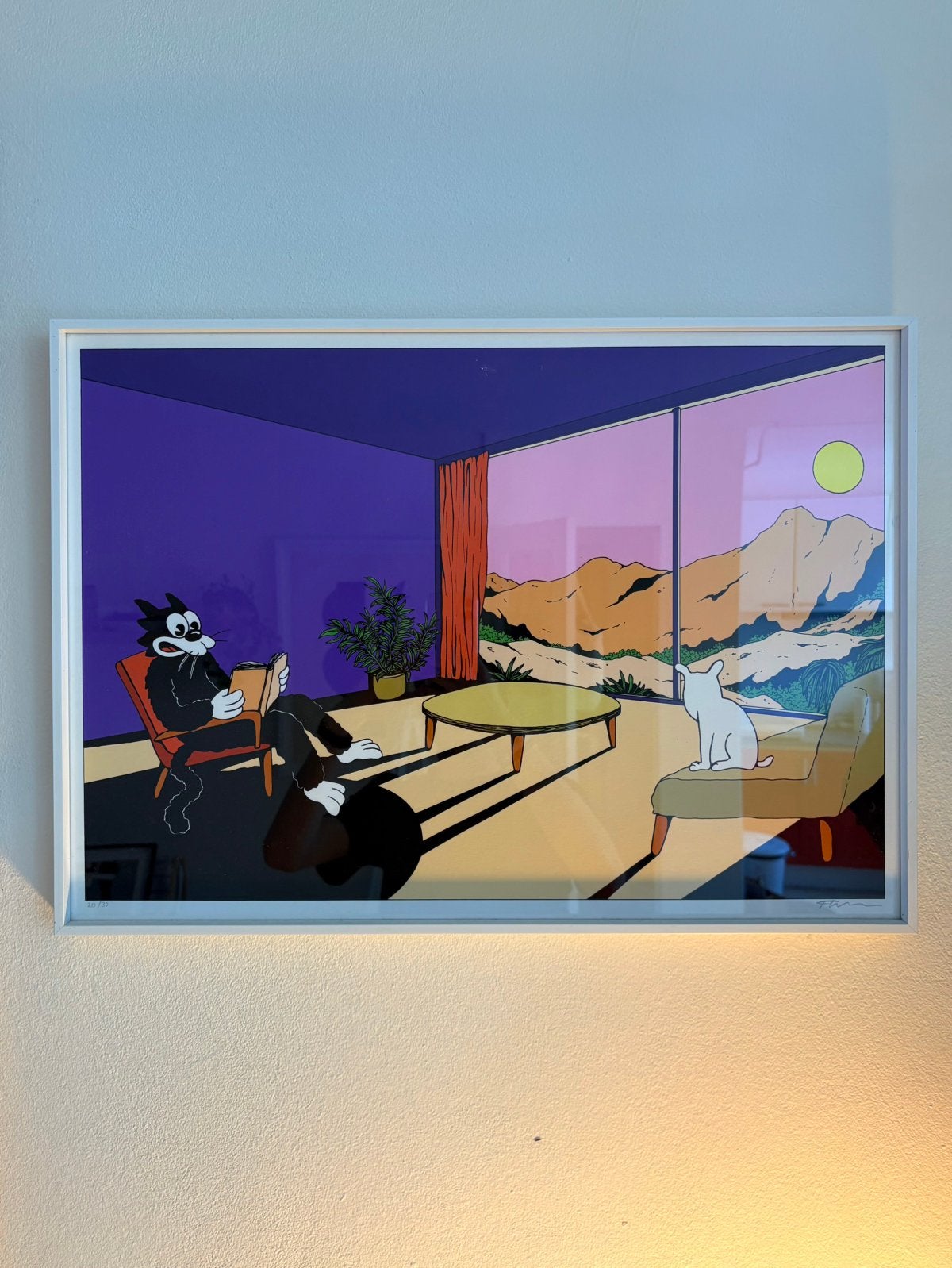 Floor van het nederend: Giclée-print Gesigned & oplage 30., Ophalen of Verzenden