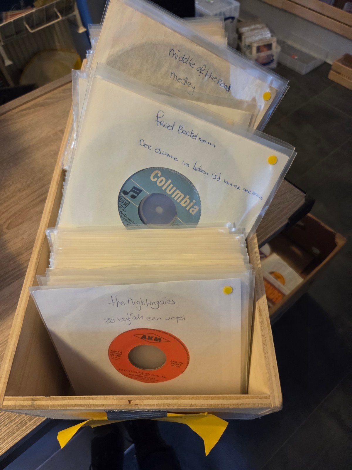 Ruim 200 Jukebox Singles (7 inch) - Duits, Engels, NL, Ophalen, Gebruikt, Overige genres, 7 inch