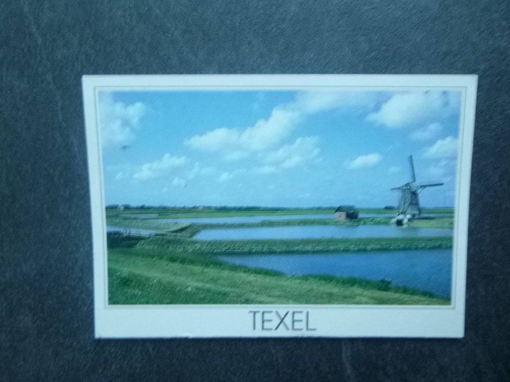 Texel, molen, Verzenden, 1980 tot heden, Gelopen, Waddeneilanden