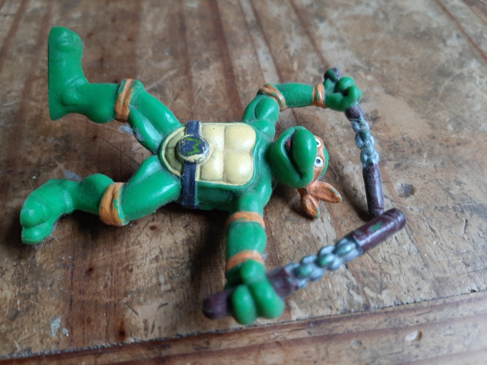 Vintage Teenage Mutant Ninja Turtle actiefiguur, Ophalen of Verzenden