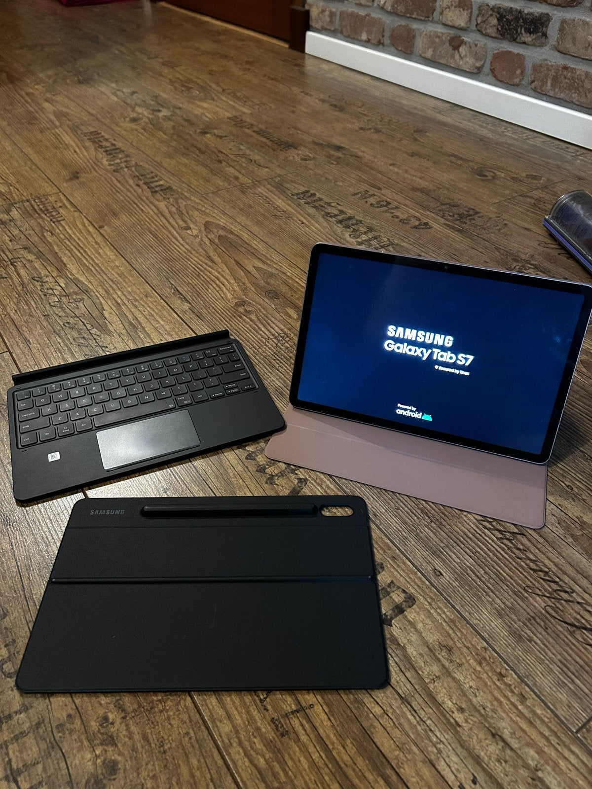 Samsung Galaxy Tab S7 met toetsenbord en hoes, 11 inch, Ophalen of Verzenden, Zo goed als nieuw, 128 GB