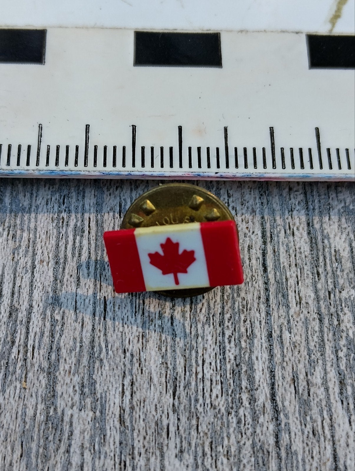 Canadese vlag speldje - Vintage Canada pin, Ophalen of Verzenden, Gebruikt, Stad of Land, Speldje of Pin
