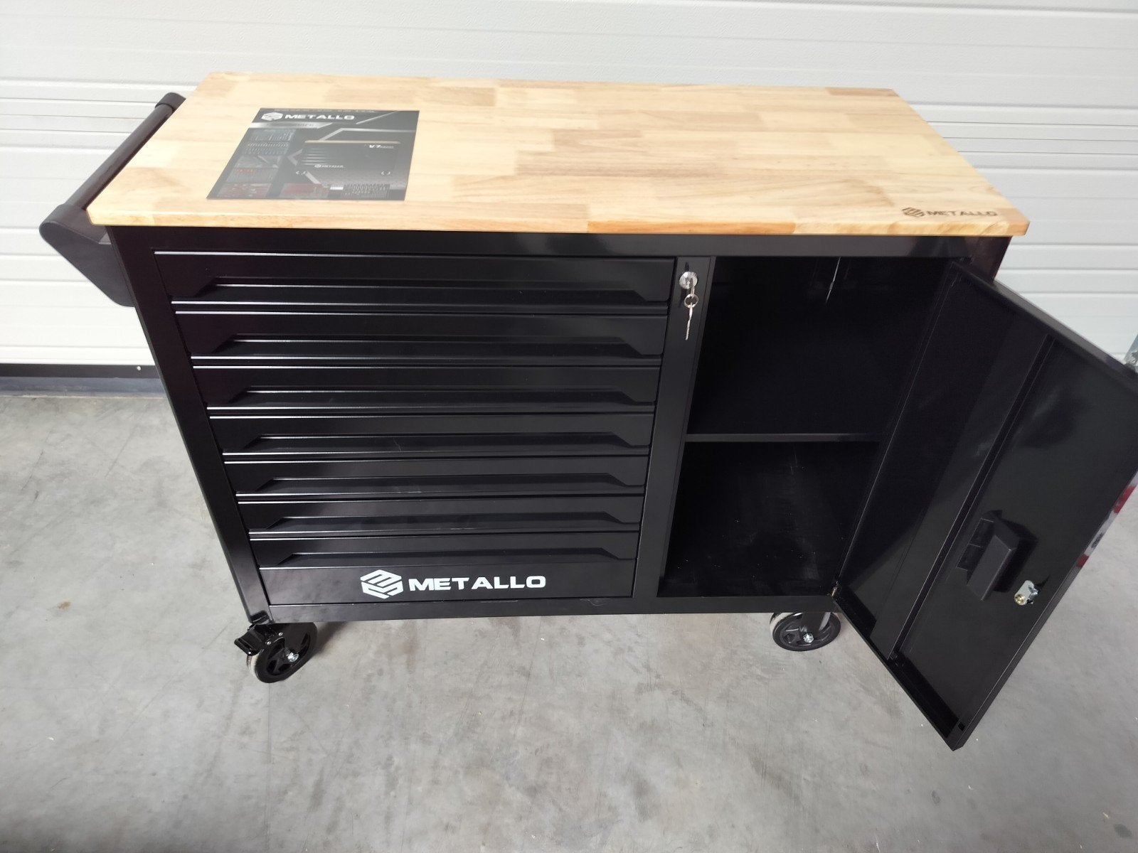 Metallo gereedschapswagen 7 lades 7 gevuld. nieuw!!!, Auto diversen, Autogereedschap, Ophalen, Nieuw