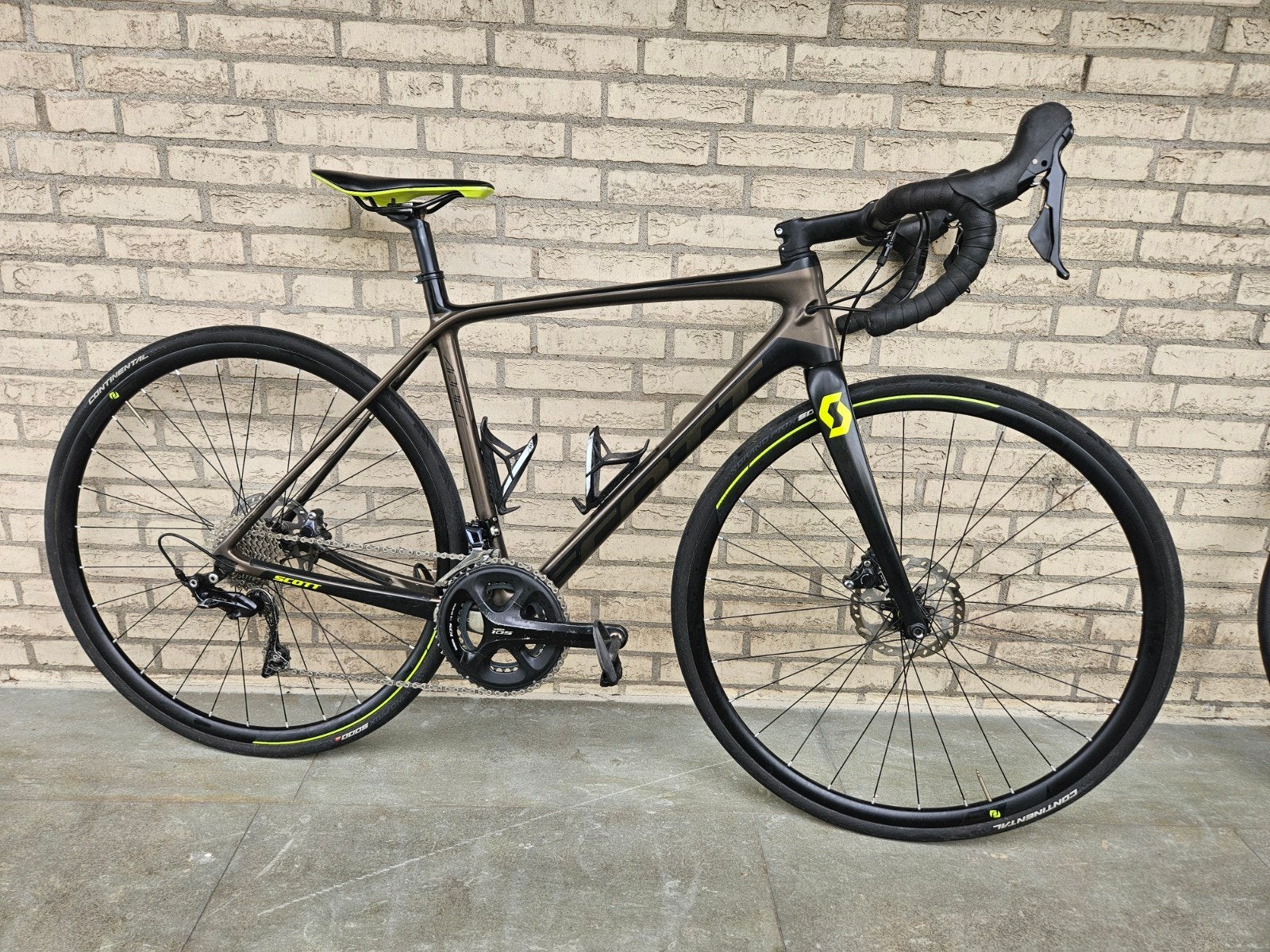 Scott Addict full carbon racefiets. Disc., Fietsen en Brommers, Fietsen | Racefietsen, Overige merken, 28 inch, Franeker, Carbon