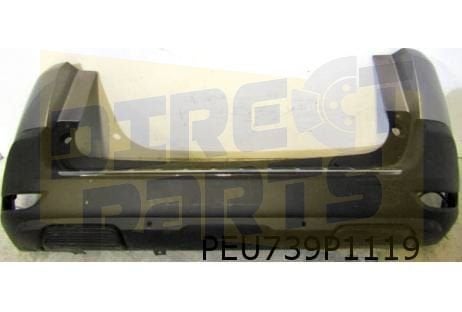 Peugeot 5008 (6/17-1/21) achterbumper (Te spuiten) (Bij PDC