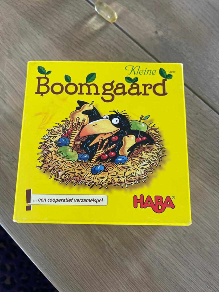 Haba Boomgaard spelletje +3 jaar, Drie of vier spelers, Ophalen, Gebruikt