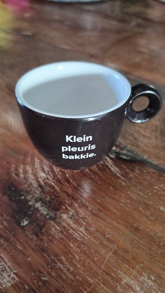 Espresso kopje Rotterdam, klein pleuris bakkie, Verzamelen, Ophalen of Verzenden, Nieuw, Porselein, Kop en/of schotel