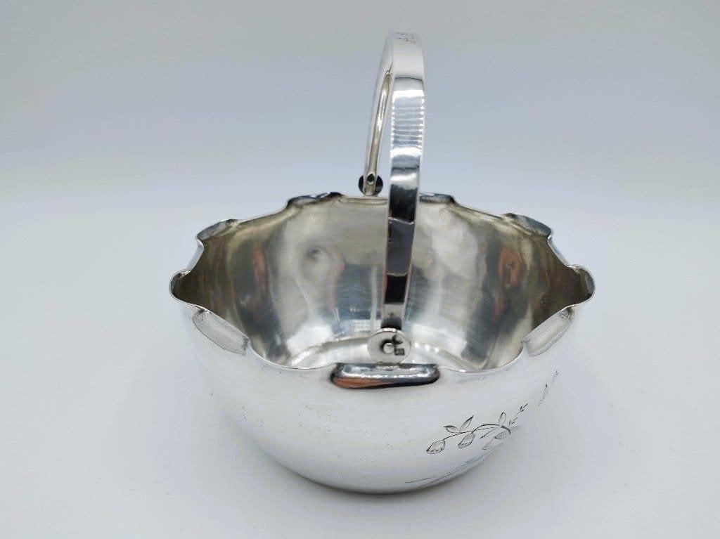 Zilveren kaviaarschaal, I.P. Prokofiev, Moskou, ca. 1900, Verzenden, Zilver