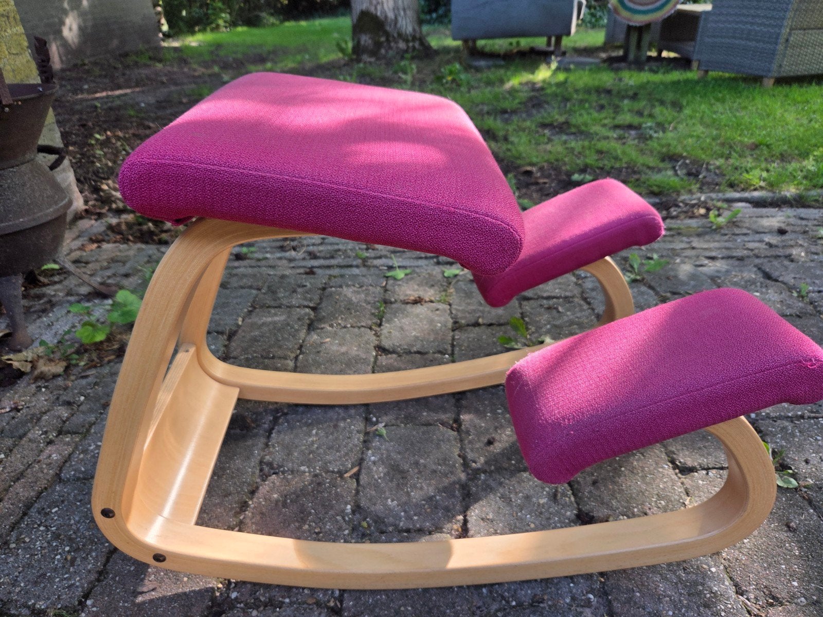Varier Stokke Variable Balans Kniestoel - Ergonomisch, Gebruikt, Overige kleuren, Ophalen of Verzenden, Stof