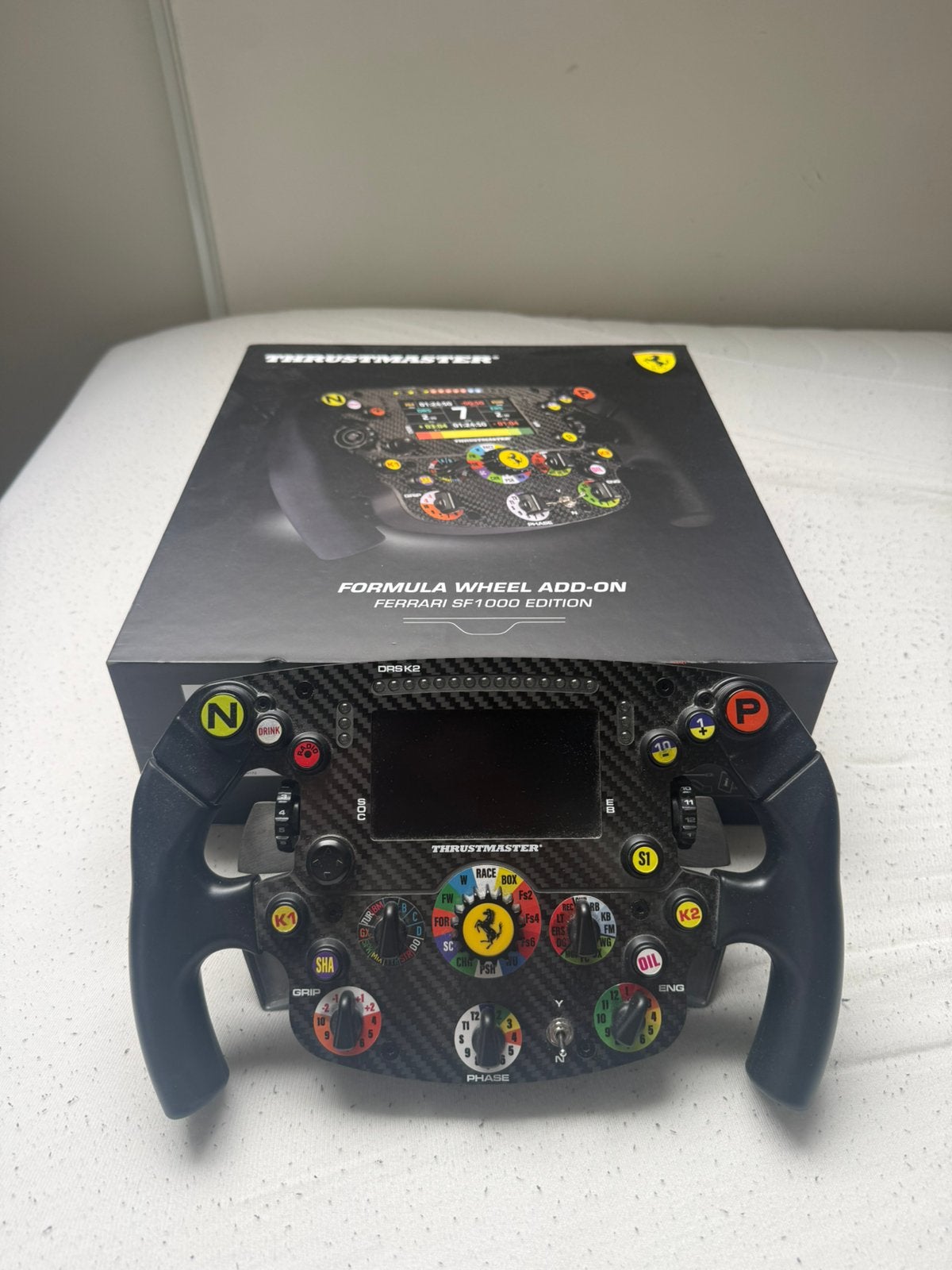 Thrustmaster SF1000 met ferarri alcantara wheel + setup, Ophalen, Zo goed als nieuw