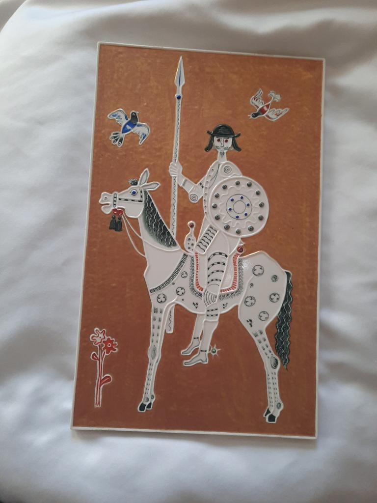Meissen wandplaquette Don Quichotte - Heinz Werner T298 - pu, Verzenden