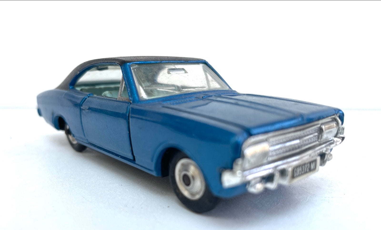 Dinky Toys Opel Commodore Coupé - Blauw - Made in England, Ophalen of Verzenden, Gebruikt, Auto, Overige merken