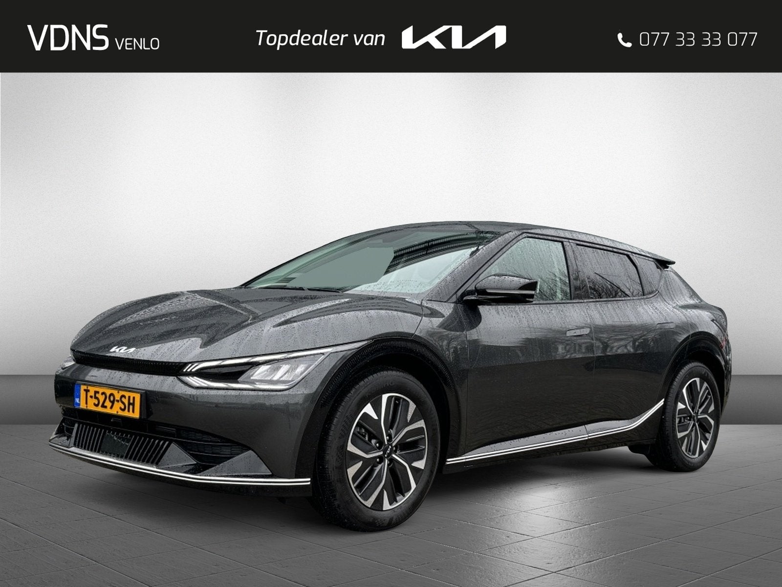 Kia Ev6 Plus 77.4 kWh 229PK LONG RANGE (bj 2023, automaat), Auto's, Dealer onderhouden, 0 cilinders, Gebruikt, 229 pk
