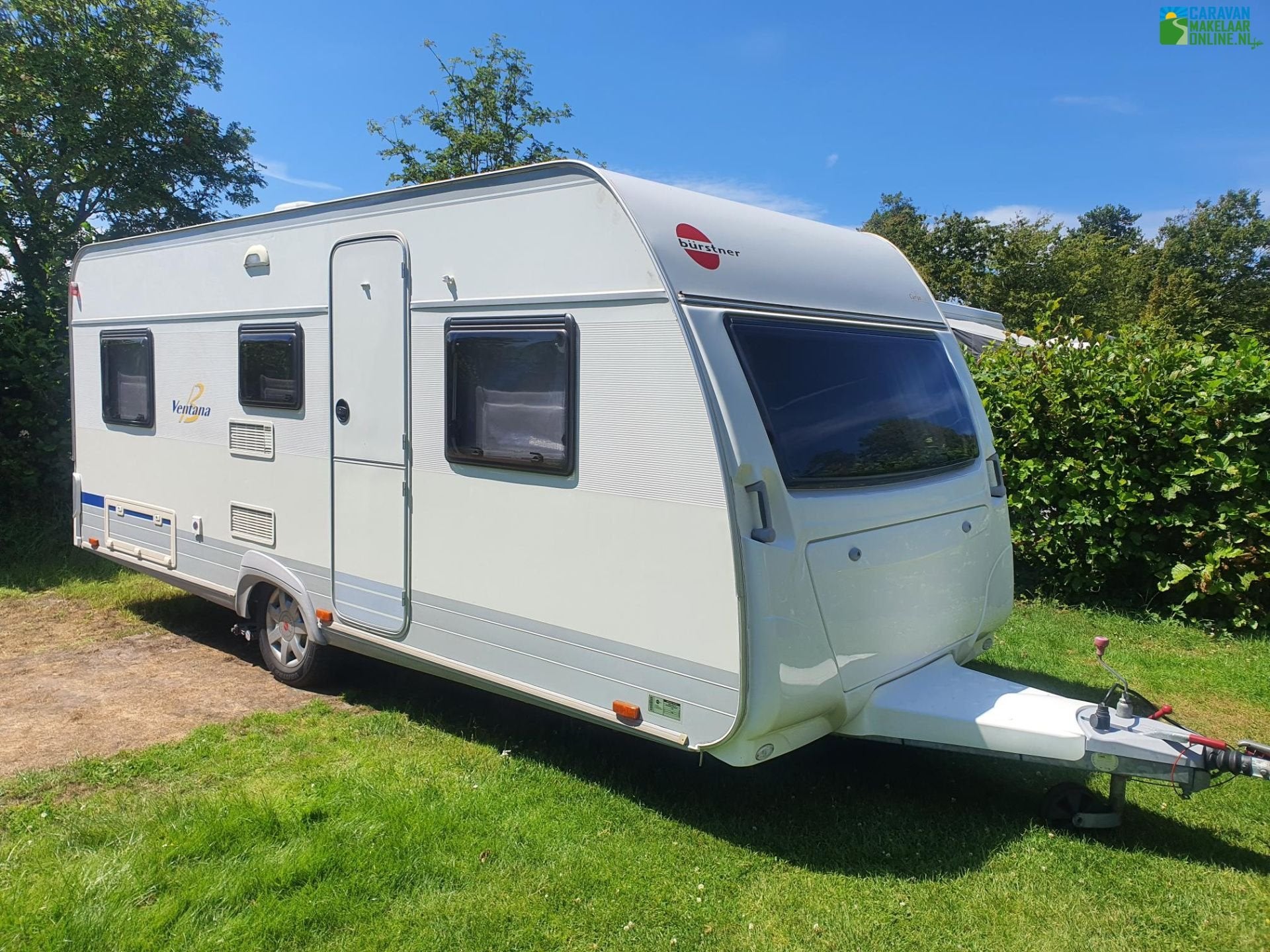 Bürstner Ventana 480 TL-Enkele bedden-Mover-Voortent, Caravans en Kamperen, Rondzit, Ringverwarming, Bedrijf, Bürstner