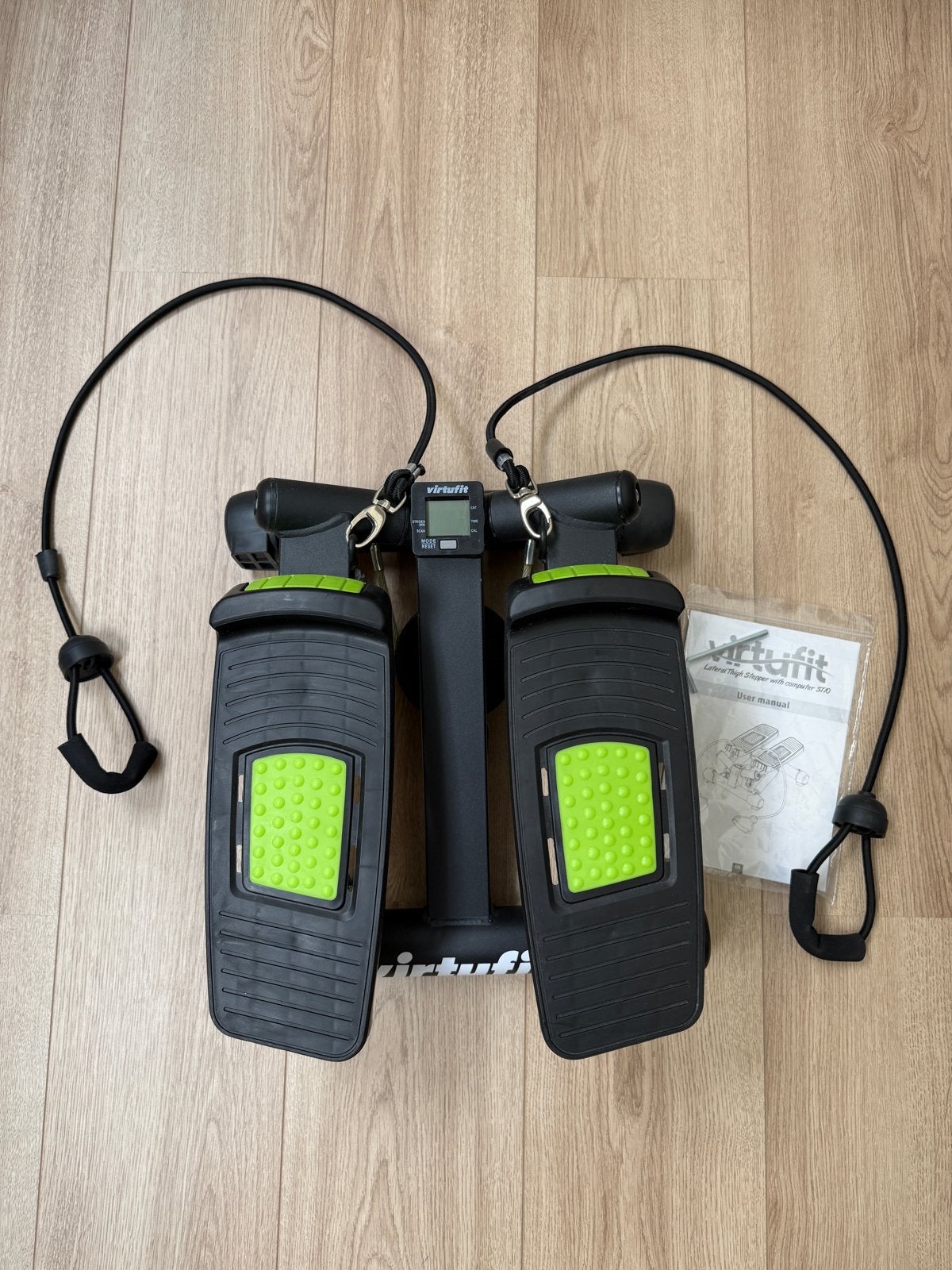 VirtuFit Lateral Stepper met computer en weerstandsbanden, Sport en Fitness, Fitnessmaterialen, Ophalen, Zo goed als nieuw, Benen