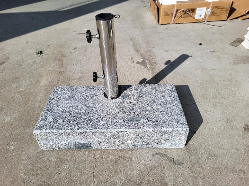 parasolvoet 25 kg graniet , vaste prijs, Ophalen of Verzenden, Nieuw, Minder dan 1 meter, Parasolvoet