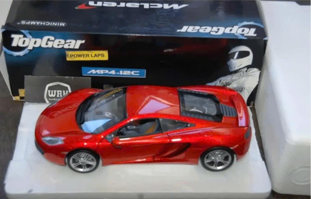 1:18 MCLAREN MP4 12C Top Gear Minichamps see info WRH, Verzenden, Zo goed als nieuw, Auto, MiniChamps