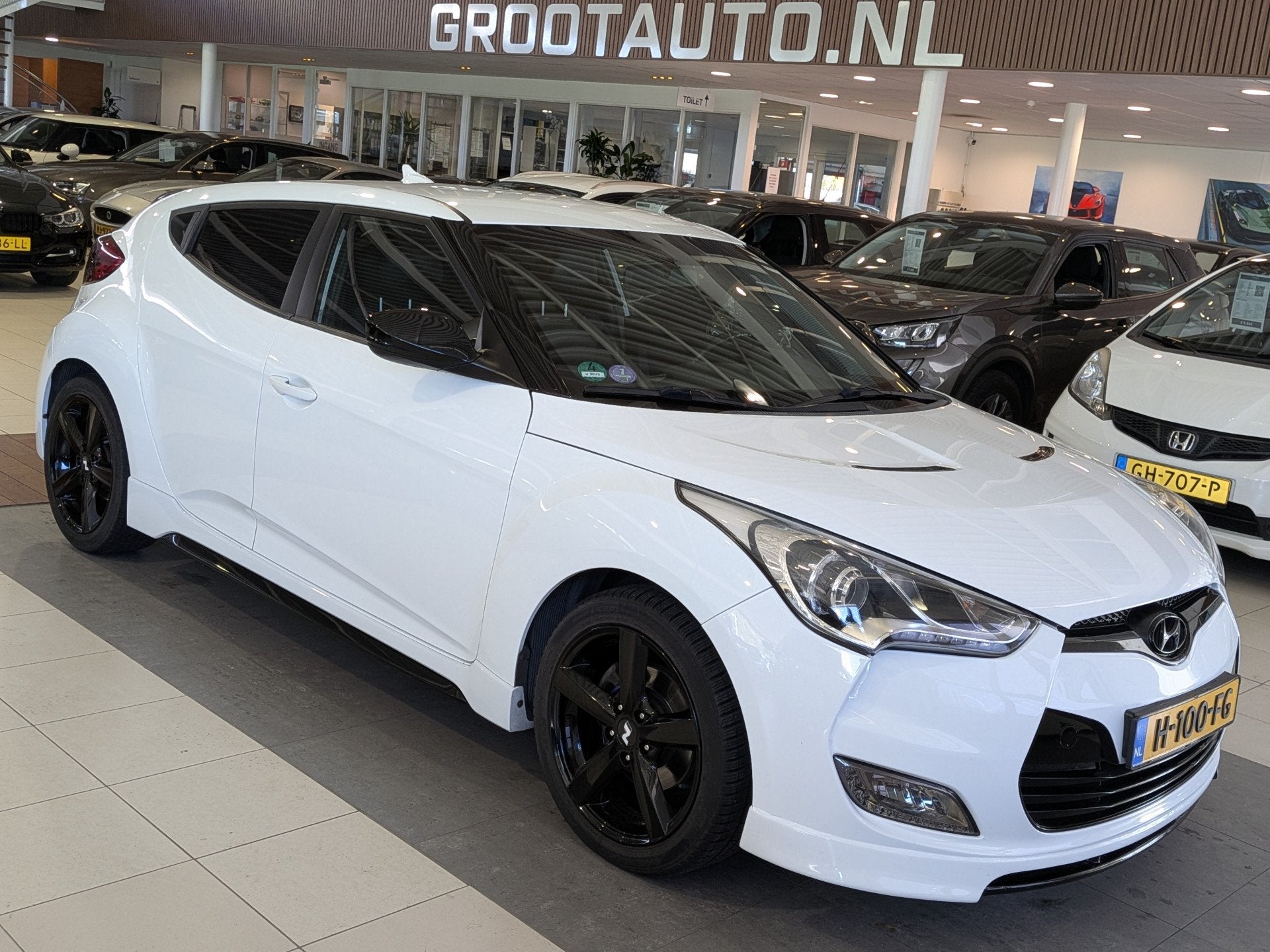 Hyundai Veloster 1.6 GDI i-Catcher Trekhaak, Cruise Control,, Voorwielaandrijving, 15 km/l, Gebruikt, 4 cilinders