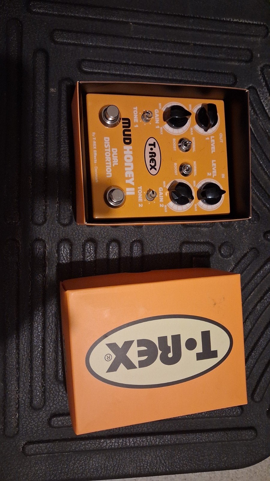 T-Rex Mudhoney 2 Dual Distortion pedaal, Ophalen of Verzenden, Zo goed als nieuw, Distortion, Overdrive of Fuzz