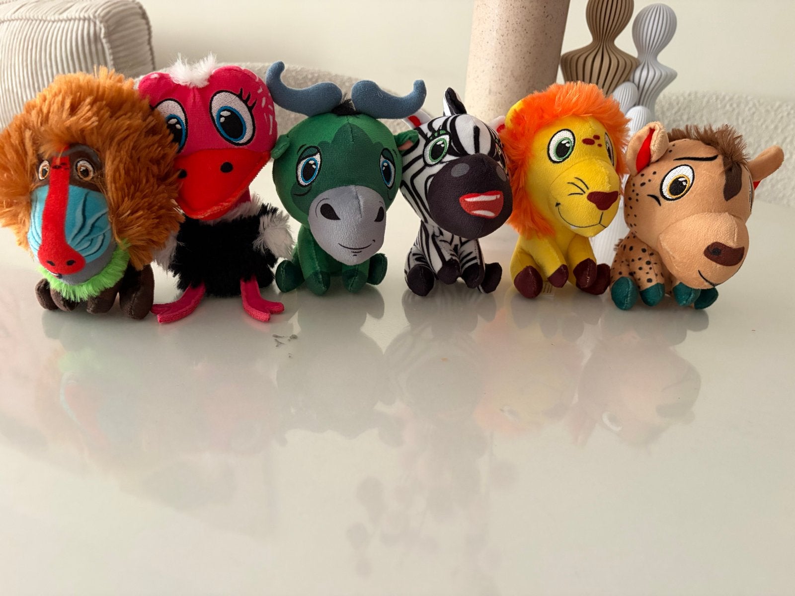 Lidl Safari Mini's 2024 - set van 6 knuffels, Lidl, Overige karakters, Overige typen, Nieuw