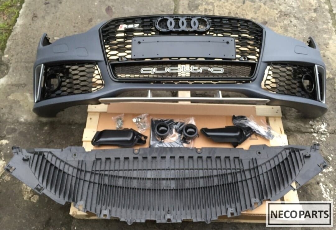 AUDI A7 S7 VOORBUMPER BUMBER, Gebruikt, -, Achter, -