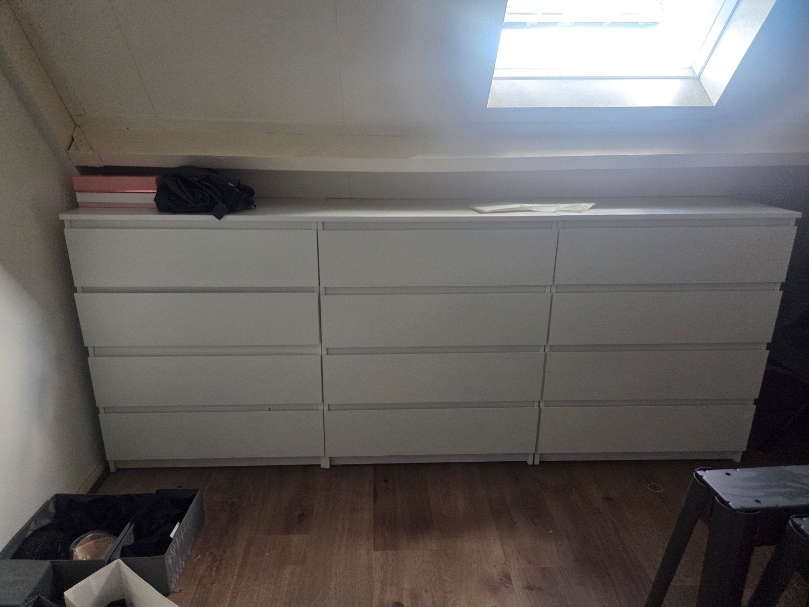 Witte ladekast met 4 laden - JYSK - nieuw, Nieuw, 3 of 4 laden, Minder dan 100 cm, 25 tot 50 cm