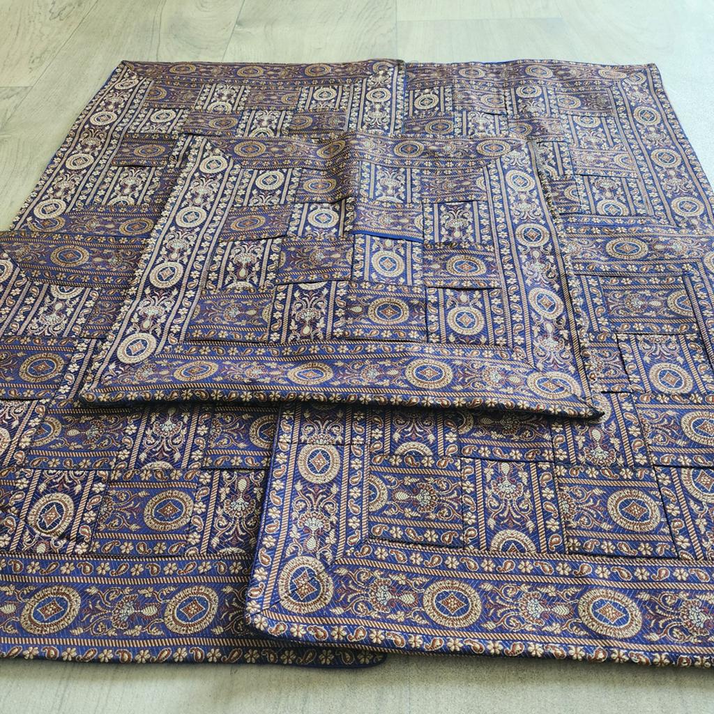 5 Nieuwe Blauwe Kussenslopen Midden-Oosterse Stijl 40x40 cm, Verzenden, Nieuw, Blauw, Vierkant