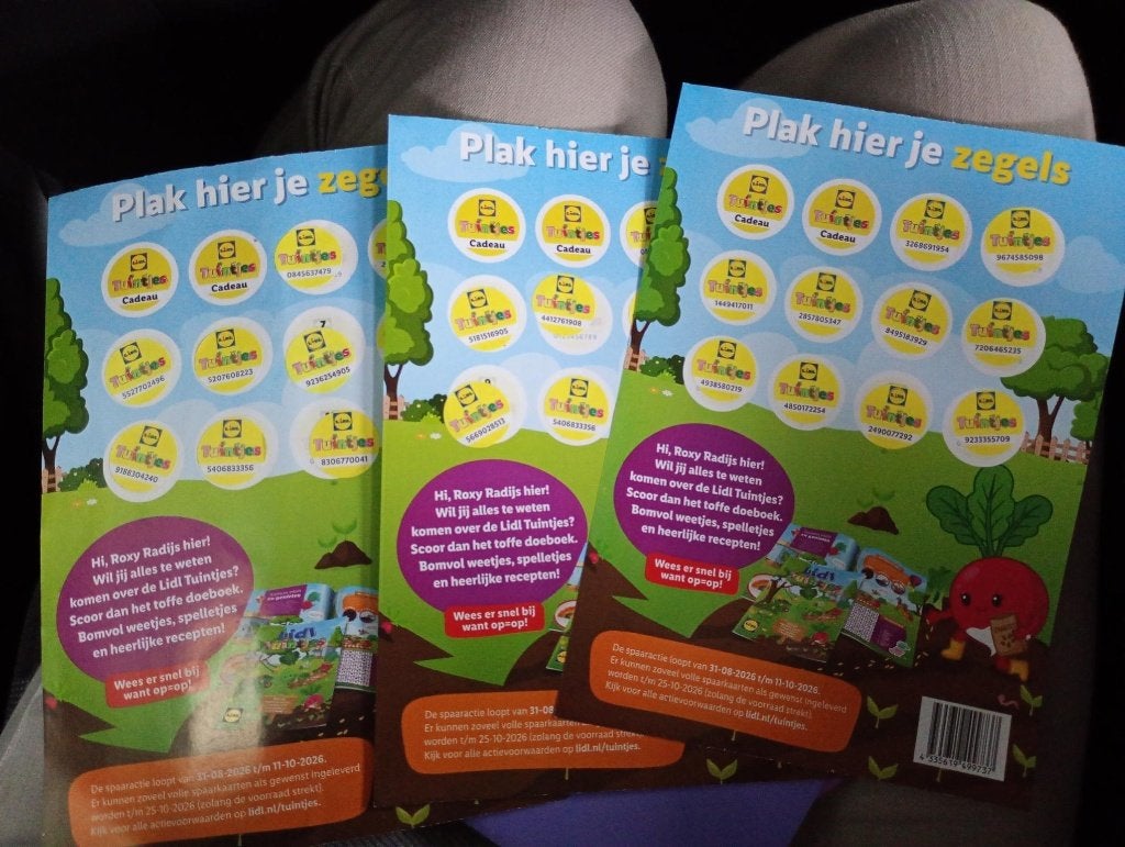 Lidl Tuintjes spaarkaarten en spaarzegels, Verzamelen, Lidl, Ophalen of Verzenden