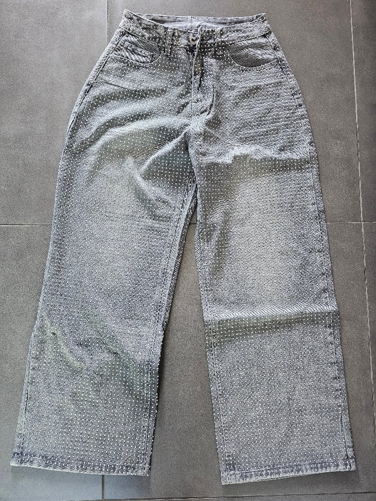 grijze broek met glitters, Kleding | Dames, Maat 38/40 (M), Zentaro, Nieuw, Ophalen of Verzenden
