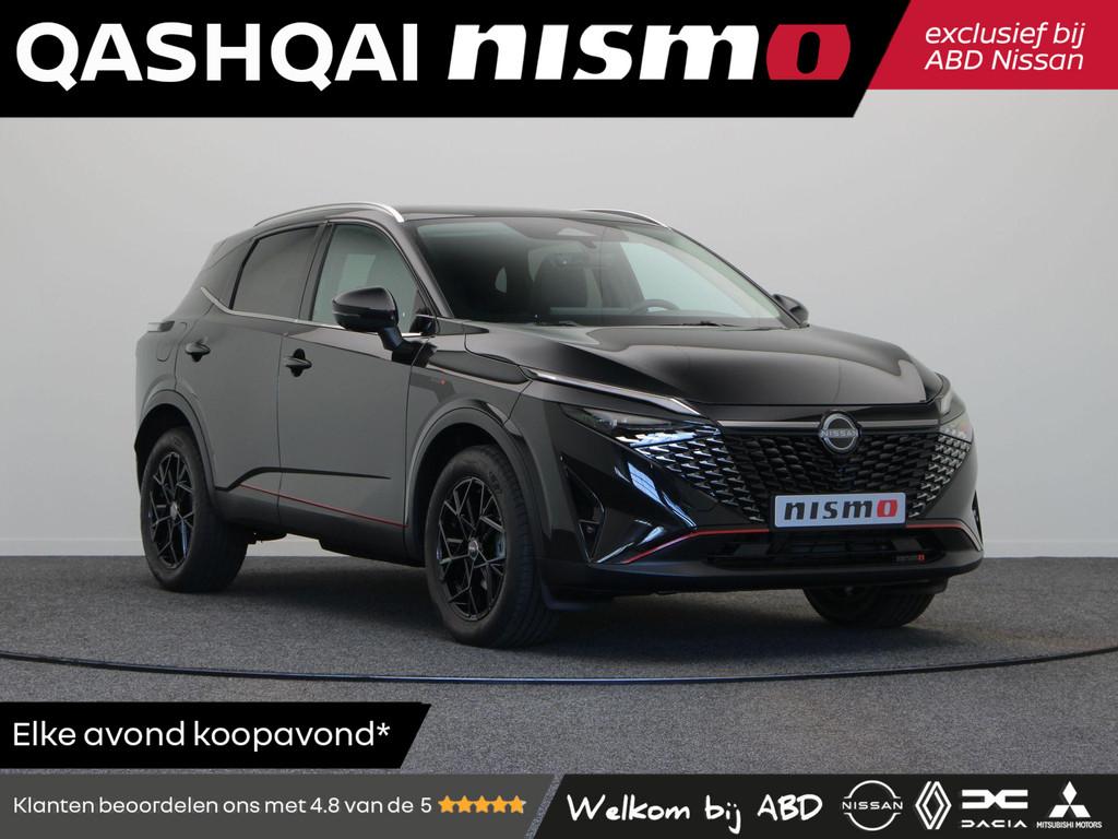 Nissan Qashqai 158pk MHEV Xtronic Nismo | Nissan Motorsport, Auto's, Stof, 4 cilinders, Zwart, Bedrijf