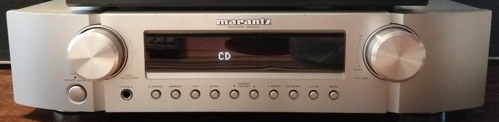 Marantz SR5023 met afstandsbediening + Gratis subwoofer, Gebruikt, 60 tot 120 watt, Stereo, Ophalen