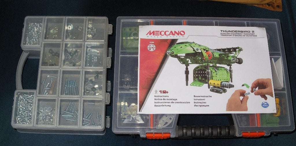 Meccano Thunderbirds 2 compleet, Hobby en Vrije tijd, Modelbouw | Vliegtuigen en Helikopters, Overige merken, Gebruikt, Verzenden