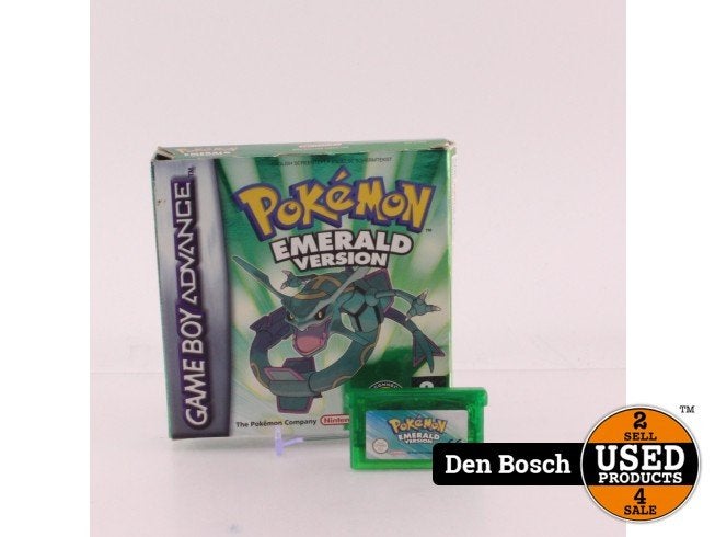 Pokemon Emerald Version  | In doos | GBA Game, Spelcomputers en Games, Nintendo, Zo goed als nieuw, Support@nintendo.com, 11-1 Hokotate-cho, Kamitoba, Minami-ku
Kyoto 601-8501
Japan