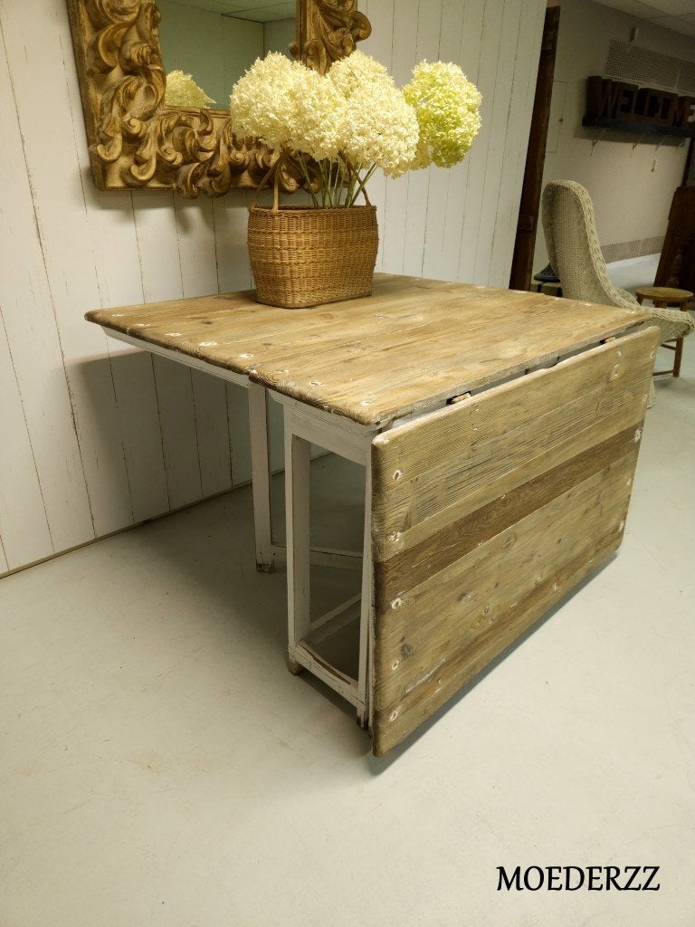 Zweedse klaptafel antieke tafel, Antiek en Kunst, Ophalen