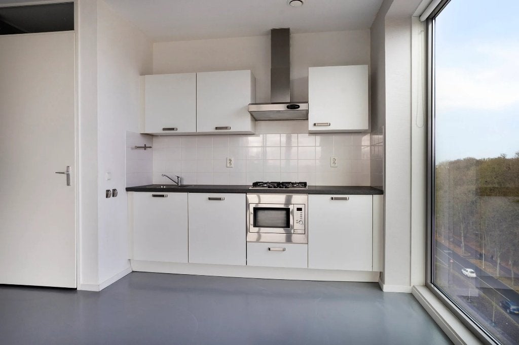 Keuken te koop!, Huis en Inrichting, Keuken | Complete keukens, Ophalen, Gebruikt, Wit, Enkelwandige keuken