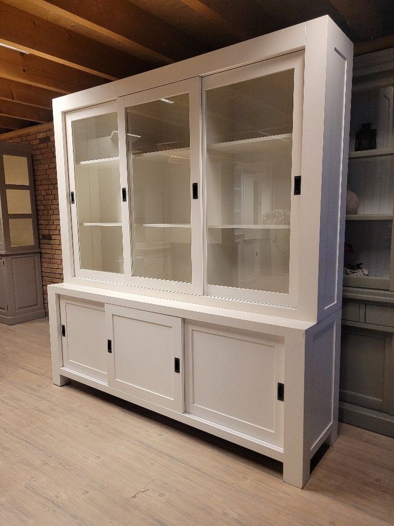 *ACTIE* Mooie Landelijke Creme Buffetkast/ Winkelkast (2642A, Huis en Inrichting, Landelijke buffetkast winkelkast kleur wit gratis bezorging