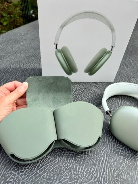 Apple AirPods Max Groen, Audio, Tv en Foto, Koptelefoons, Ophalen, Draadloos, Zo goed als nieuw, Groen