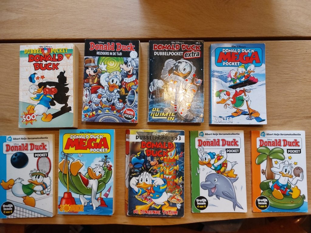 Donald Duck pockets, Meerdere stripboeken, Ophalen of Verzenden, Gelezen, Donald Duck / Disney