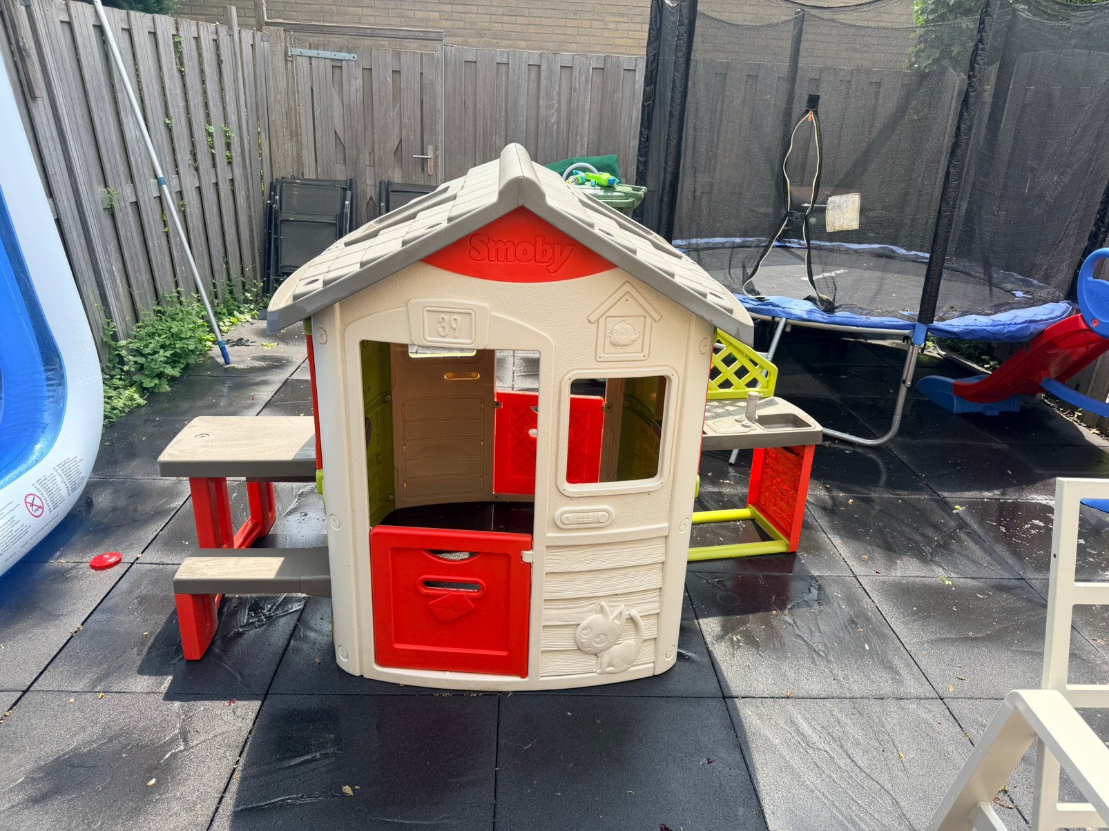 Smoby speelhuis, Ophalen of Verzenden, Zo goed als nieuw, Kunststof