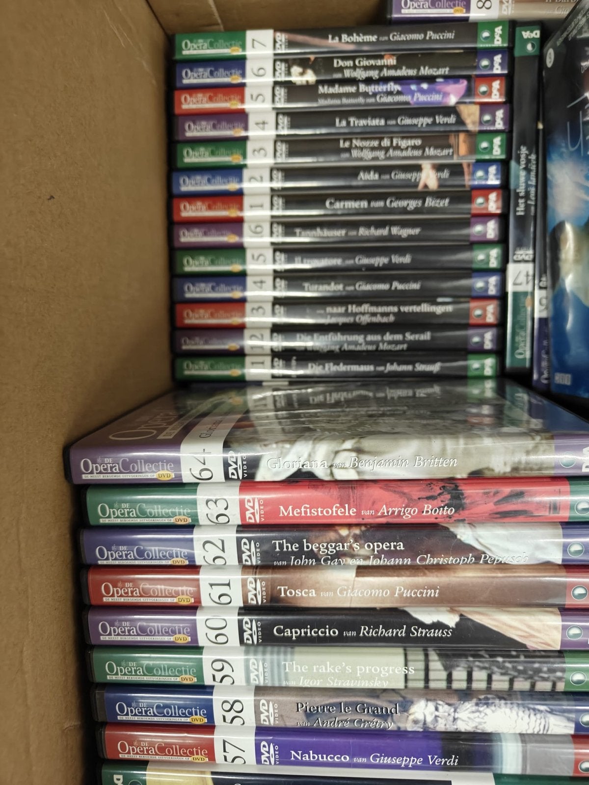 De OperaCollectie DVD's - Diverse Opera's, Ophalen, Gebruikt, Overige componisten, Opera of Operette