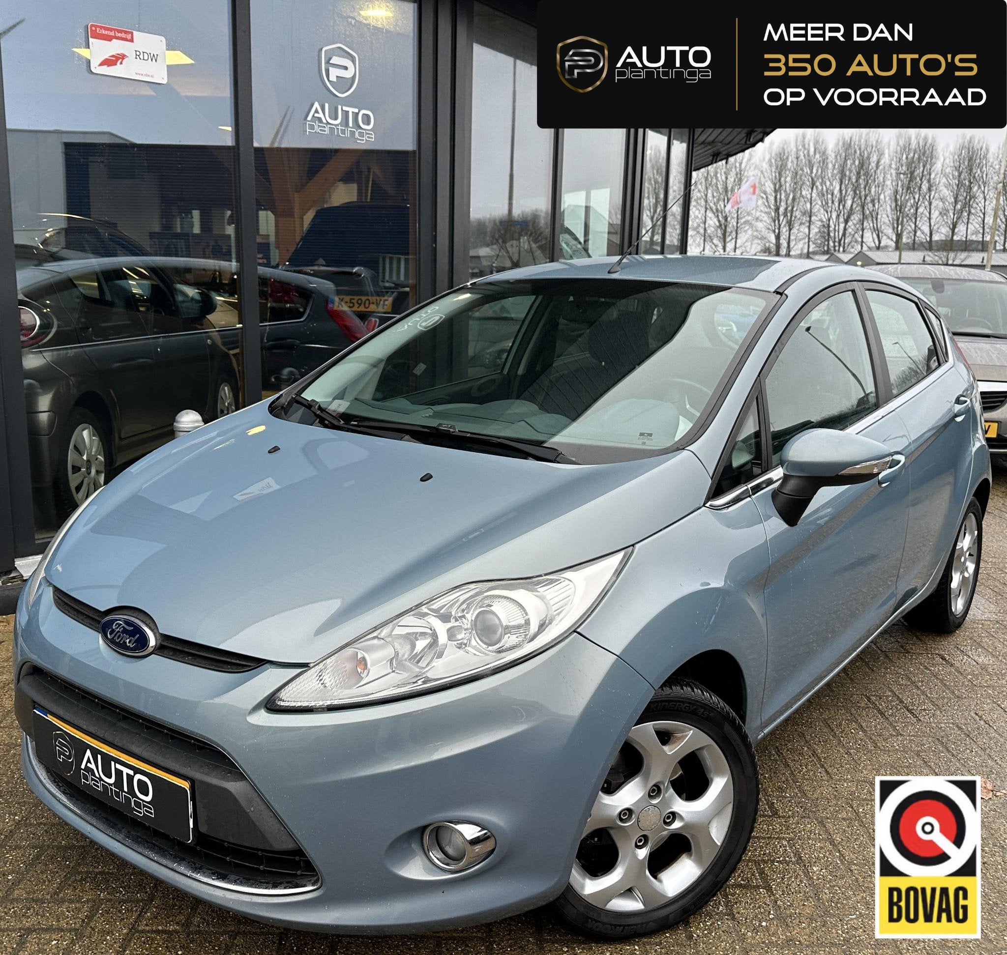 Ford Fiesta 1.25 Titanium | Airco | Onderhoudshistorie | Ele, Auto's, Voorwielaandrijving, Stof, 1242 cc, 82 pk