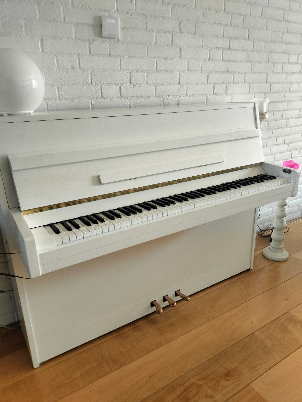 Rippen baby piano - Wit, Ophalen, Gebruikt, Wit, Piano