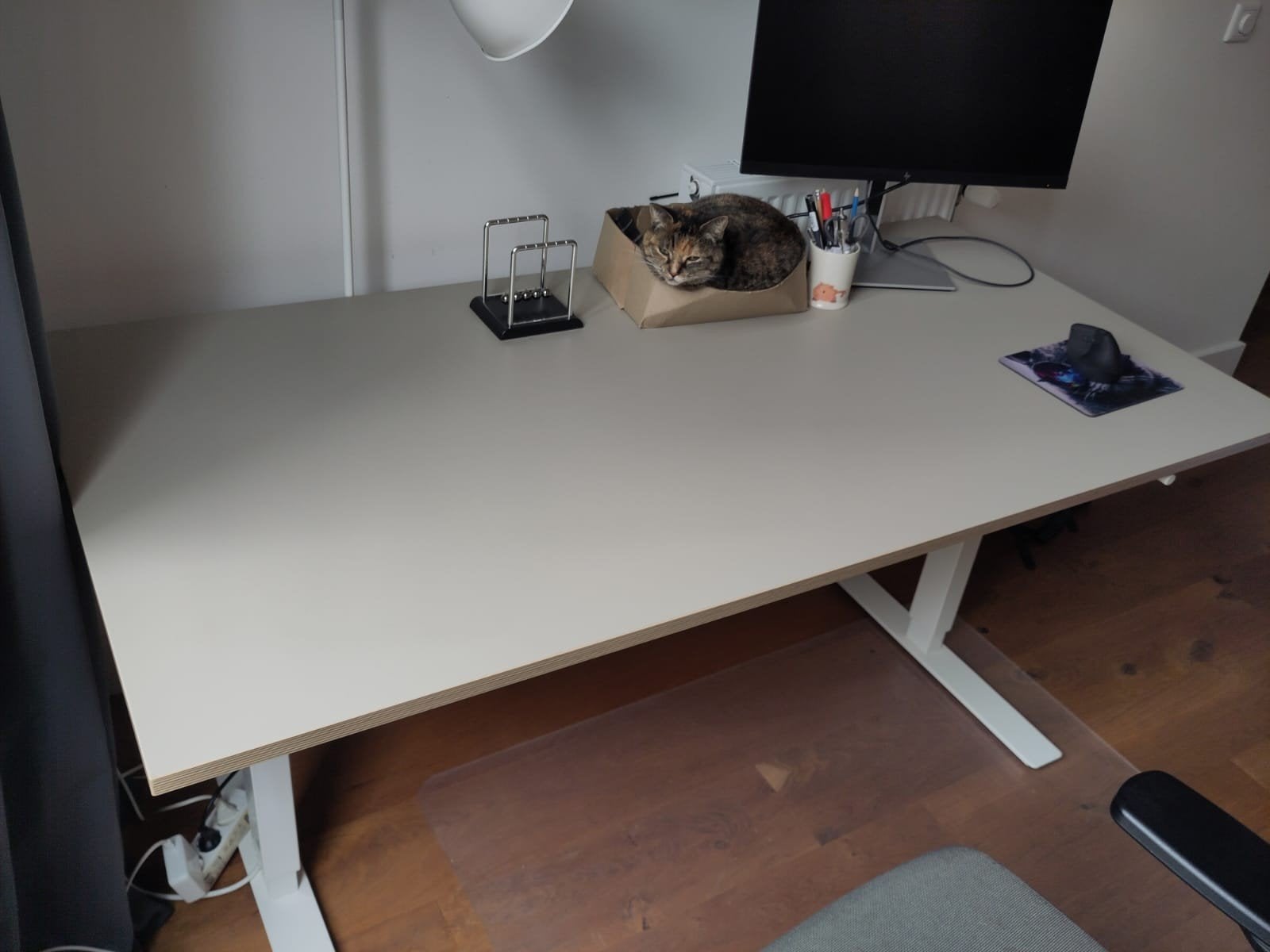 Ikea stand/sit desk Trotten 160x80cm, Ophalen, Zit-sta bureau, 160 cm, Scandinavisch