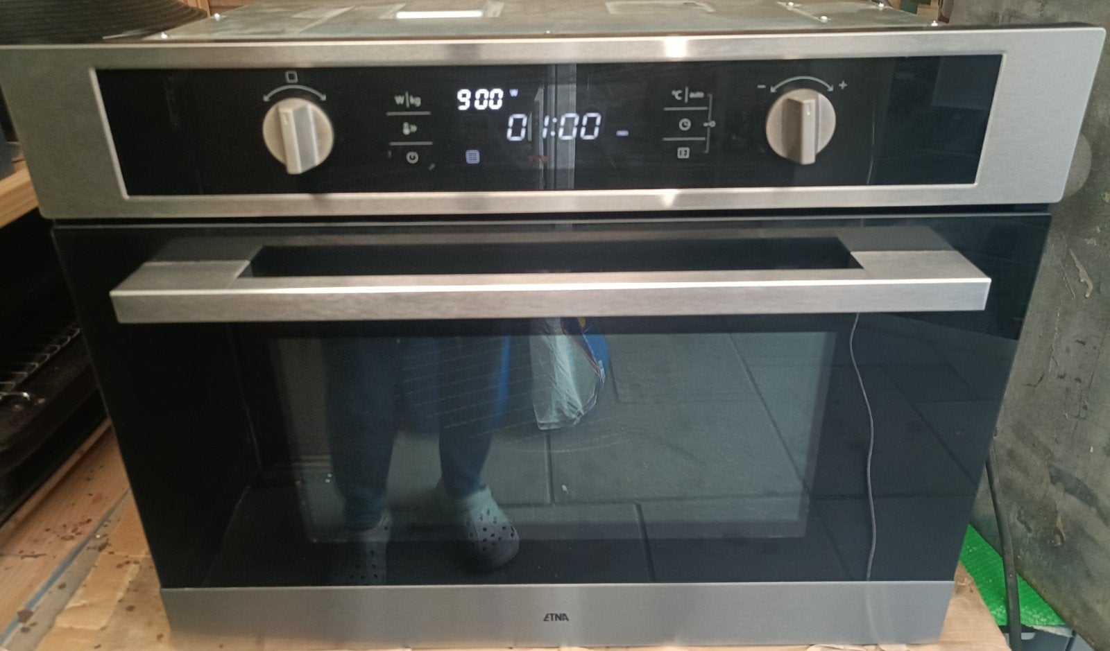Erna combimagnetron oven, Ophalen, 45 tot 50 cm, Hete lucht, 60 cm of meer