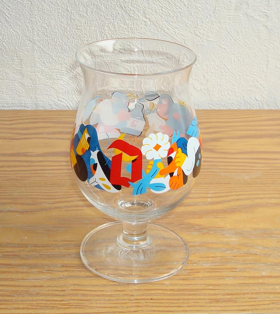 DUVEL GLAS HOOGTE 17 CM, Ophalen of Verzenden, Zo goed als nieuw, Glas of Glazen, Duvel