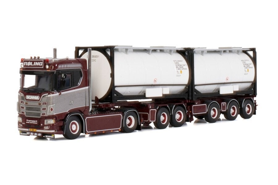 WSI SCANIA  S NORMAL 2 CONNECT COMBI + 2X20 FT  ROLING, Ophalen of Verzenden, Nieuw, Bus of Vrachtwagen, Wsi