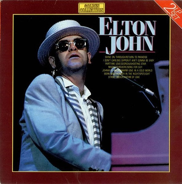 lp,Elton John – Golden Collection, Ophalen of Verzenden, Gebruikt, 12 inch