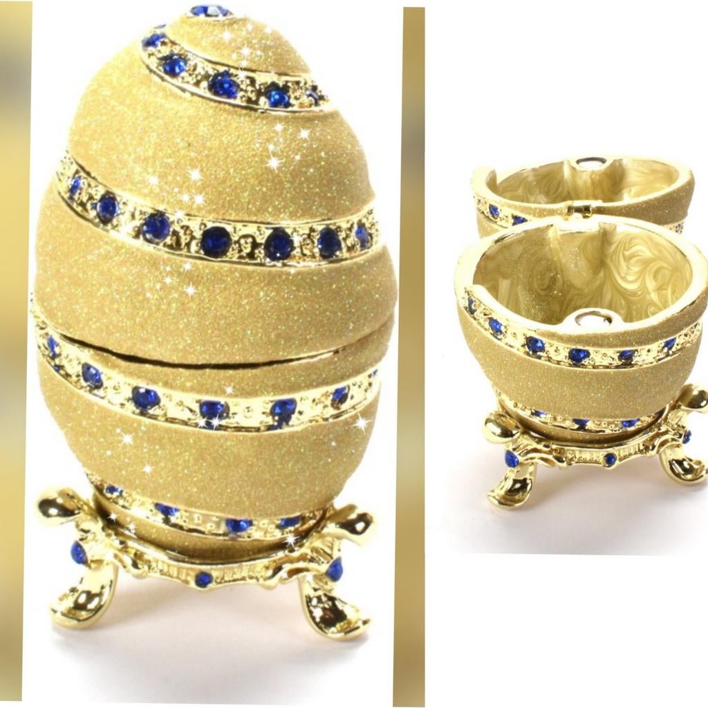 Vintage Atlas Editions Faberge Ei 'Vanilla Sunset', Ophalen of Verzenden